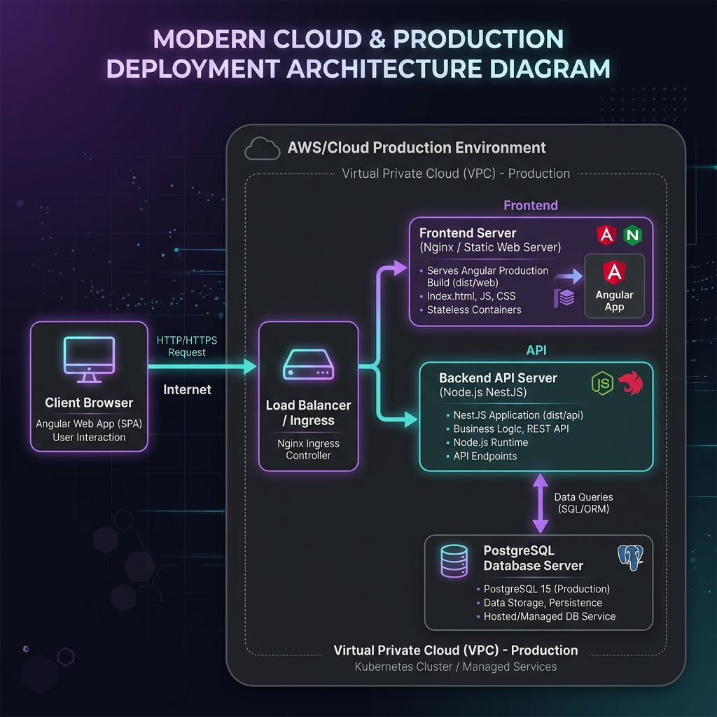 Production Deployment Architecture & End-to-End System